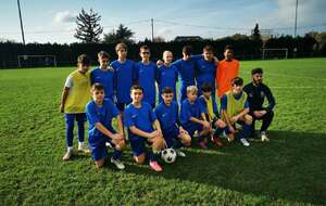 Élimination pour nos U15