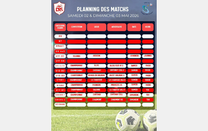 Planning des matchs