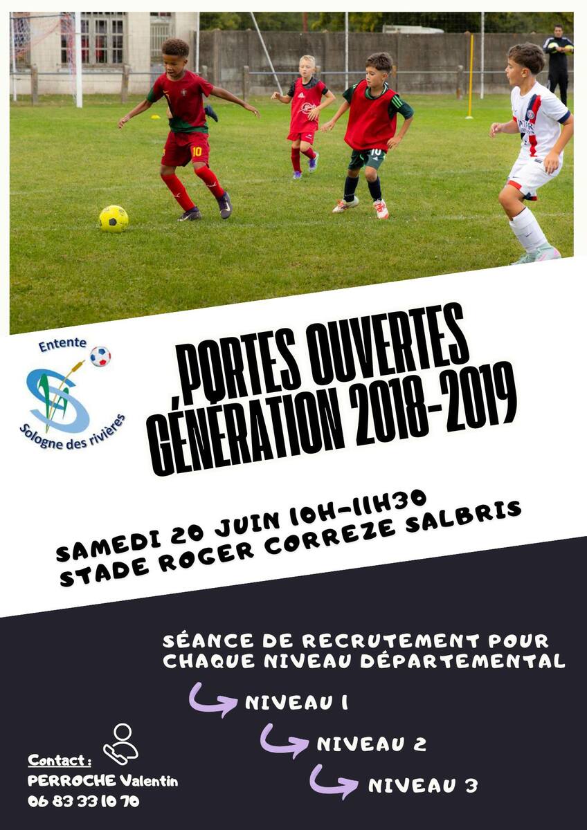 Portes ouvertes Ecole de foot
