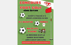 Concours Foot Golf !