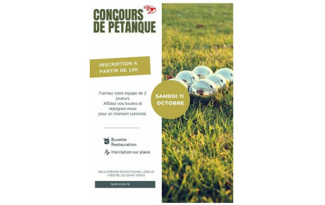 Concours Pétanque